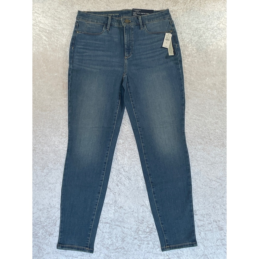 Talbots Jegging Ankle Jeans Women 6P Blue NEW High-Waist Flawless Skinny Leg